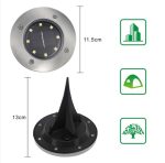 solarne LED lampe za dvorište — detalji