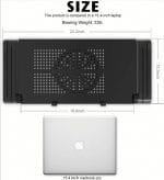 podesivi sto za laptop — u upotrebi