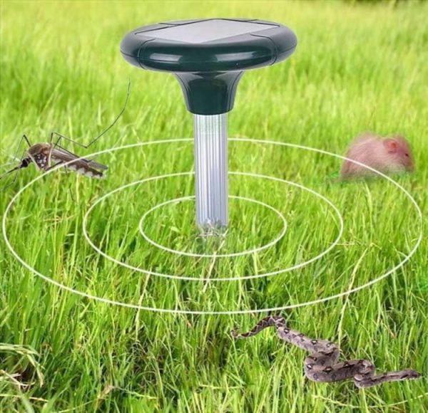 Solarni ultrazvučni rasterivač krtica, zmija i ostalih glodara