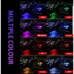 RGB LED osvetljenje za auto — ugao pogleda