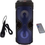 karaoke bluetooth zvučnik — prednja strana