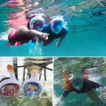 maska za ronjenje sa GoPro držačem — prednja strana