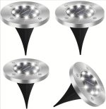 solarne LED lampe za dvorište — u prostoru