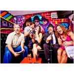 karaoke bluetooth zvučnik — u upotrebi