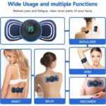 EMS masažer stimulator mišića — prikaz funkcija
