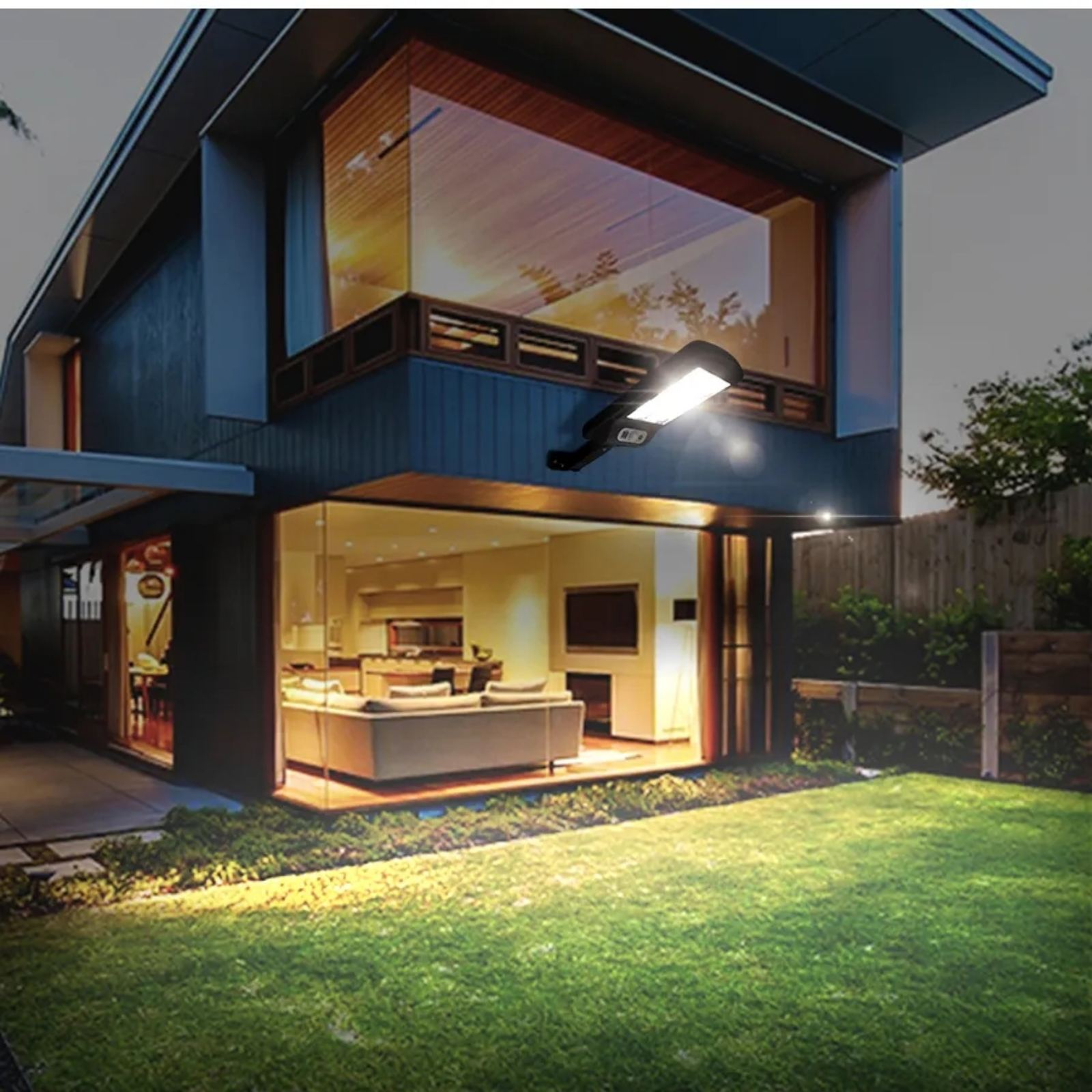 Solarni Dvorišni Reflektor + Daljinski 1+1 Gratis solarni dvorišni reflektor — detalji