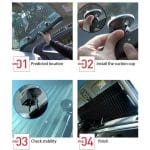 zaštita za auto od sunca — u upotrebi