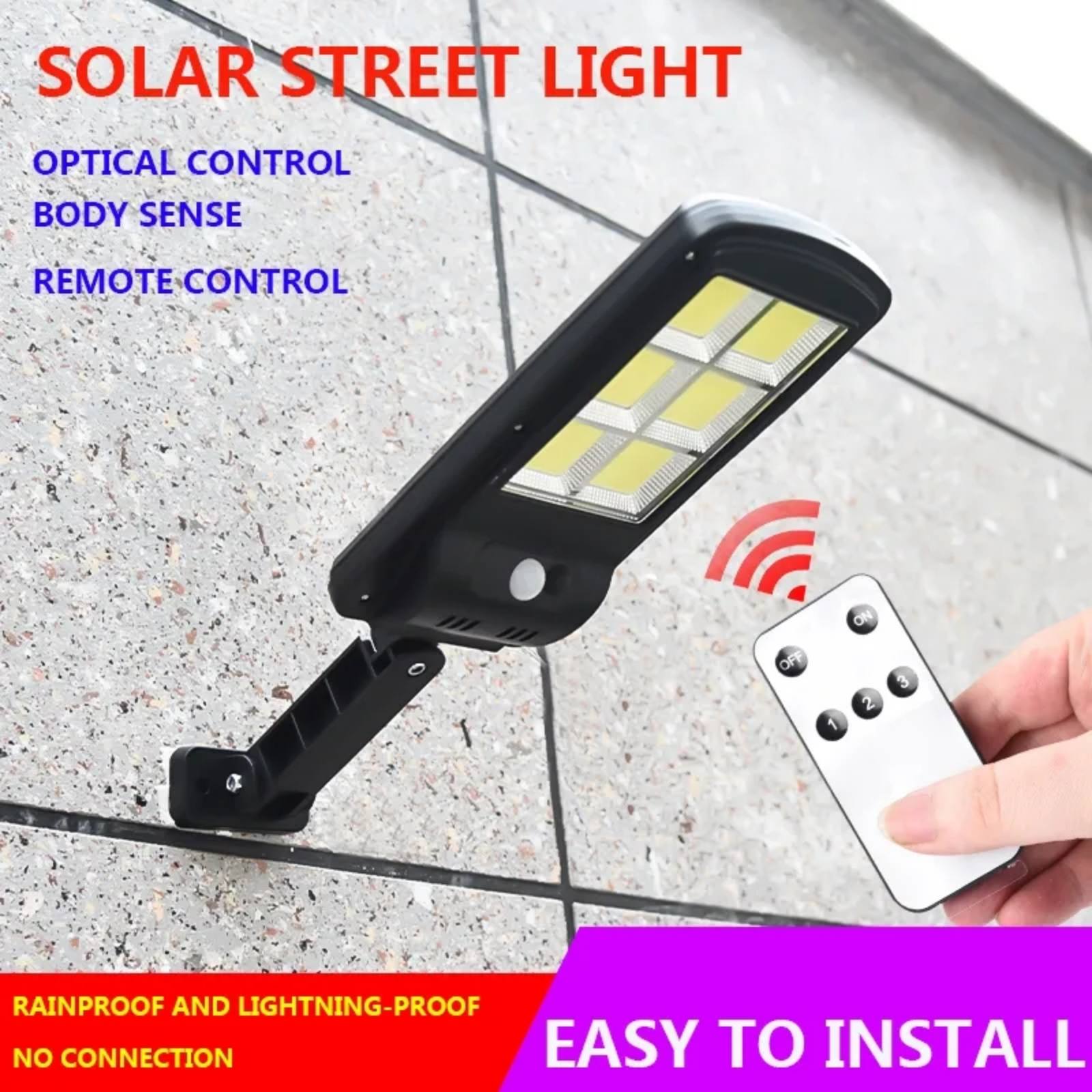 Solarni Dvorišni Reflektor + Daljinski 1+1 Gratis solarni dvorišni reflektor — u upotrebi