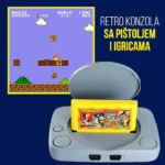 Retro konzola sa pištoljem i UGRAĐENIM igricama