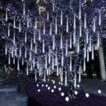 LED meteorska kiša rasveta — u prostoru