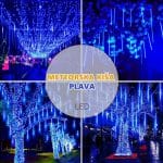 LED meteorska kiša rasveta — u upotrebi