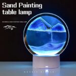 peščana LED lampa — detalji