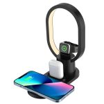 4 u 1 bežični punjač lampa — prednja strana