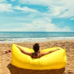 lazy bag ležaljka na naduvavanje — prednja strana