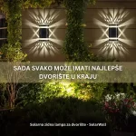 Solarna zidna lampa za dvorište – SolarWall