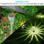 solarne baštenski LED lampe — detalji