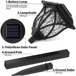 solarne baštenski LED lampe — primena