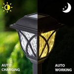 solarne baštenski LED lampe — ugao pogleda