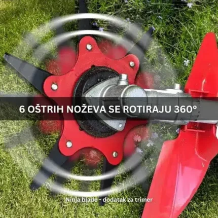 glava za trimer — prednja strana