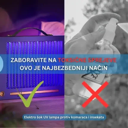 UV lampa protiv komaraca — prednja strana