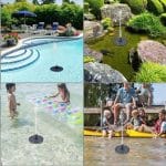 baštenska fontana solarna — detalji