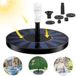 baštenska fontana solarna — primena