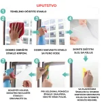 reflektujuća folija za staklo — u upotrebi