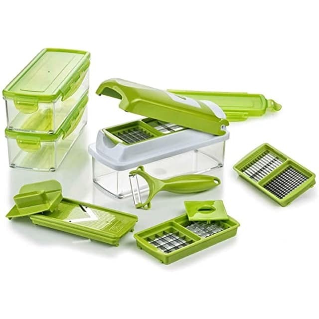 Nicer Dicer Plus – Multipraktični super secko Nicer Dicer Plus secko — prednja strana