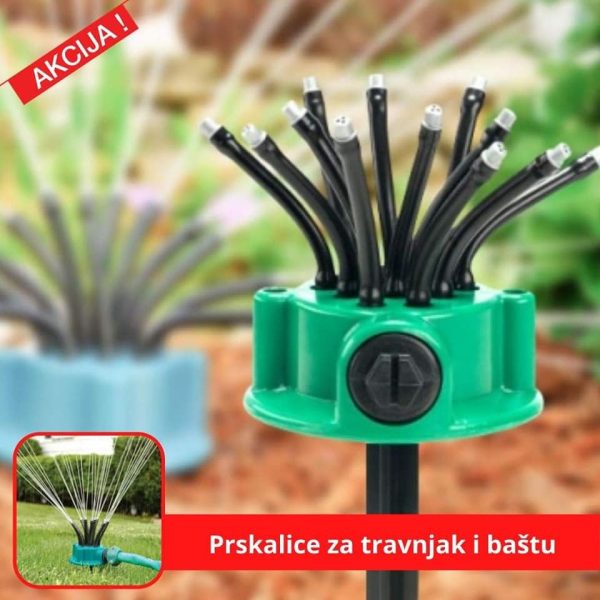 prskalice za travnjak — prednja strana