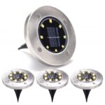 solarne baštenske lampe — u upotrebi