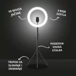 ring svetlo za šminkanje — primena
