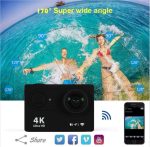 akciona kamera 4K WiFi — u upotrebi