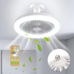 luster ventilator LED — u upotrebi