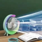 Stoni Ventilator Sa 3 Brzine i Svetlom