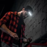 LED lampa za glavu — u upotrebi