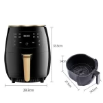air fryer friteza na vruć vazduh — detalji