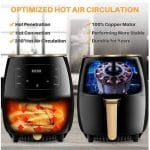 air fryer friteza na vruć vazduh — u prostoru