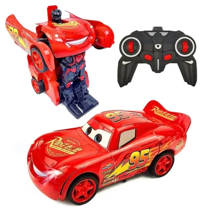 Munja McQueen robot RC auto transformers na daljinski-Cars Auto Robot Transformers