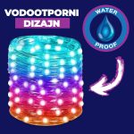pametne LED lampice za jelku — detalji
