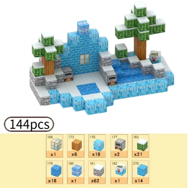 Magnetne magicne kocke 144 delova