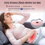 grejač za menstrualne bolove — prednja strana