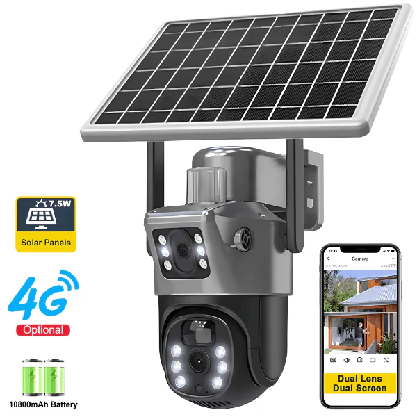 Solarna 4G PTZ Duo Kamera – Sigurnost bez ograničenja!