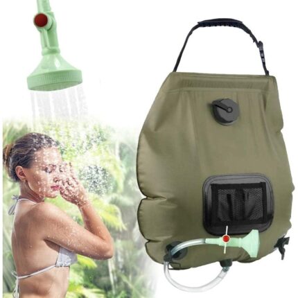 Solarni tuš 20L za kampovanje deluxe