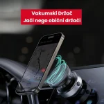 magnetni vakuum držač za telefon — prednja strana