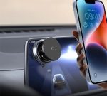 magnetni vakuum držač za telefon — primena