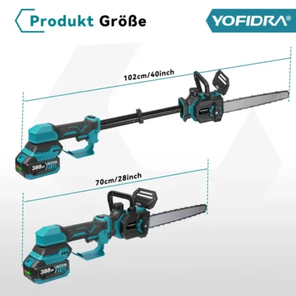 Akumulatorska Teleskopska Testera – 12" Brushless Motor