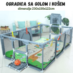 sigurnosna ogradica za igru — u upotrebi