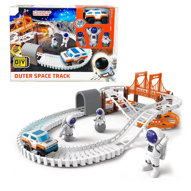 Svemirska SPEED Trkačka Staza – Outer Space Race Track 69 Delova | Električni Autić + Kreativna Staza Svemirska SPEED Trkačka Staza – Outer Space Race Track 69 Delova | Električni Autić + Kreativna Staza
