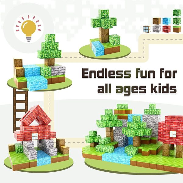 Minecraft magnetne kocke — prednja strana