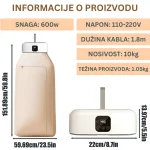 sušilica i peglač odeće — pakovanje